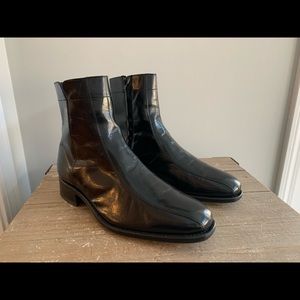 Men’s Florsheim “Duke” black leather dress boots